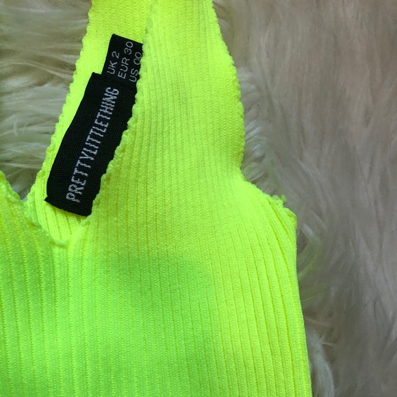 Neon green tank top - Picture 3 of 3